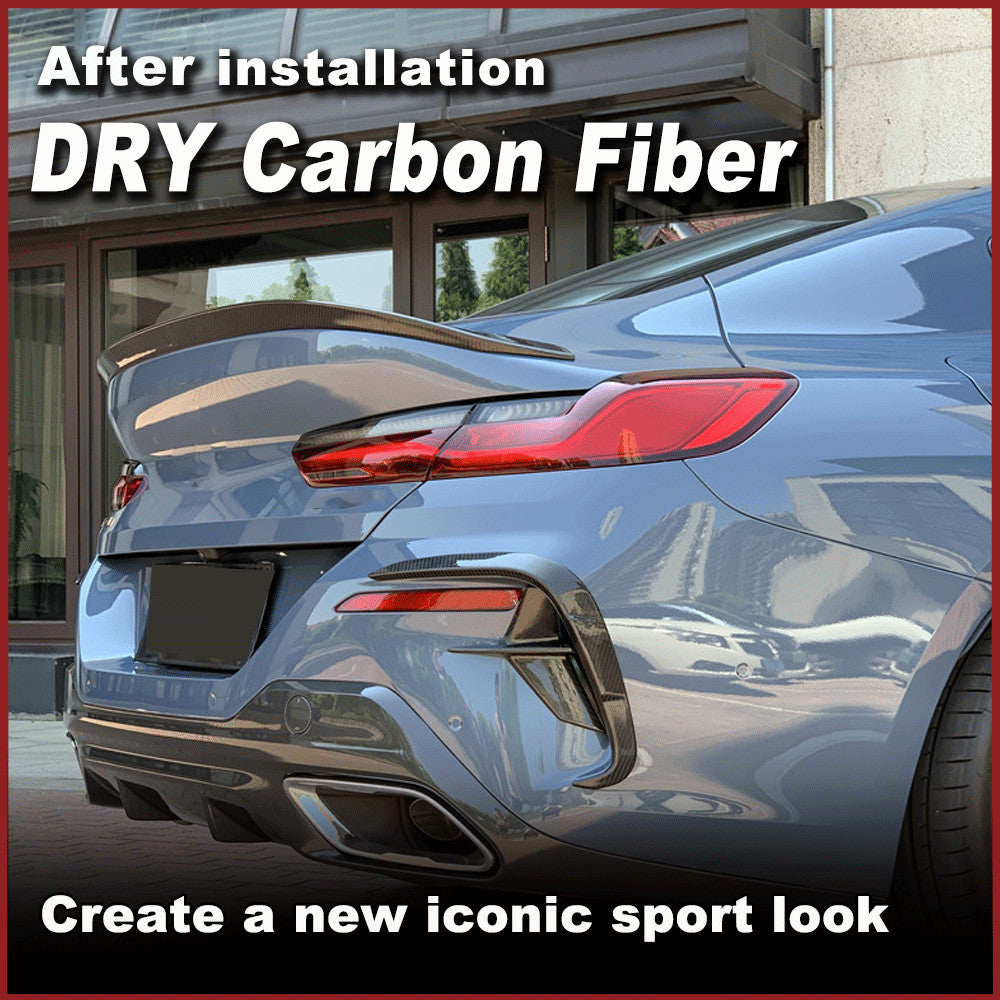 for BMW 8 Series G16 840i 850i F93 M8 2019UP Dry Carbon Rear Trunk Spoiler Wing