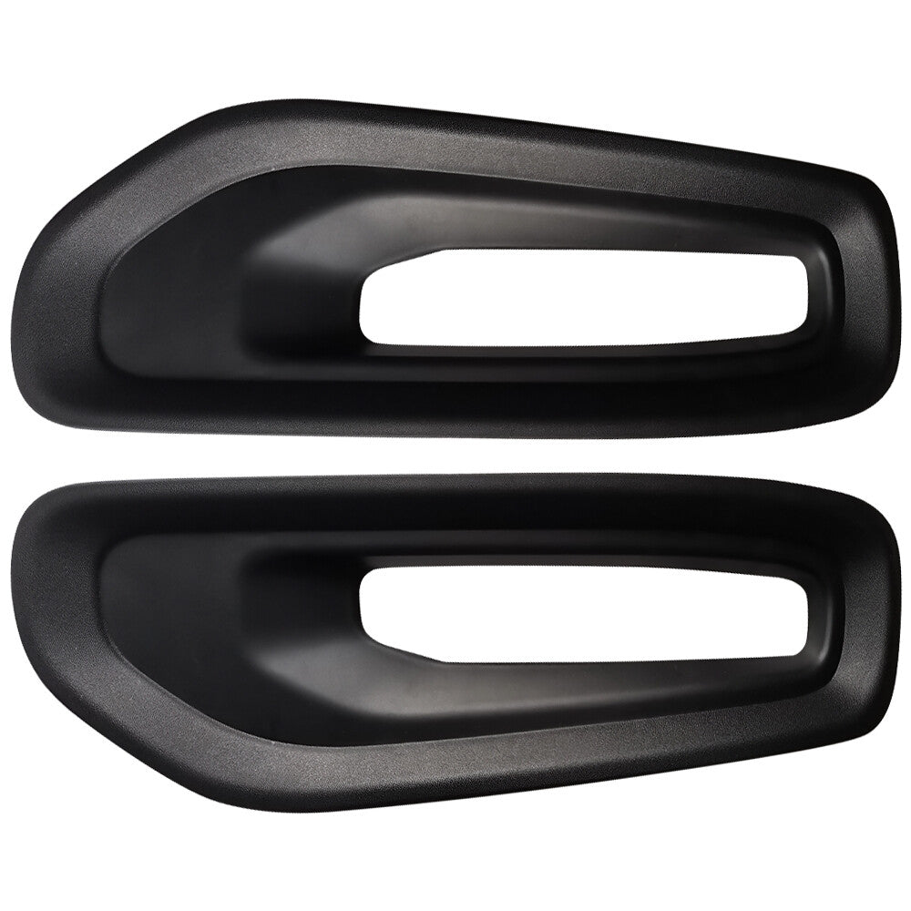 2Pcs Left Right Side Front Bumper Fog Lamp Light Bezel Fit For 1500 2019-2021