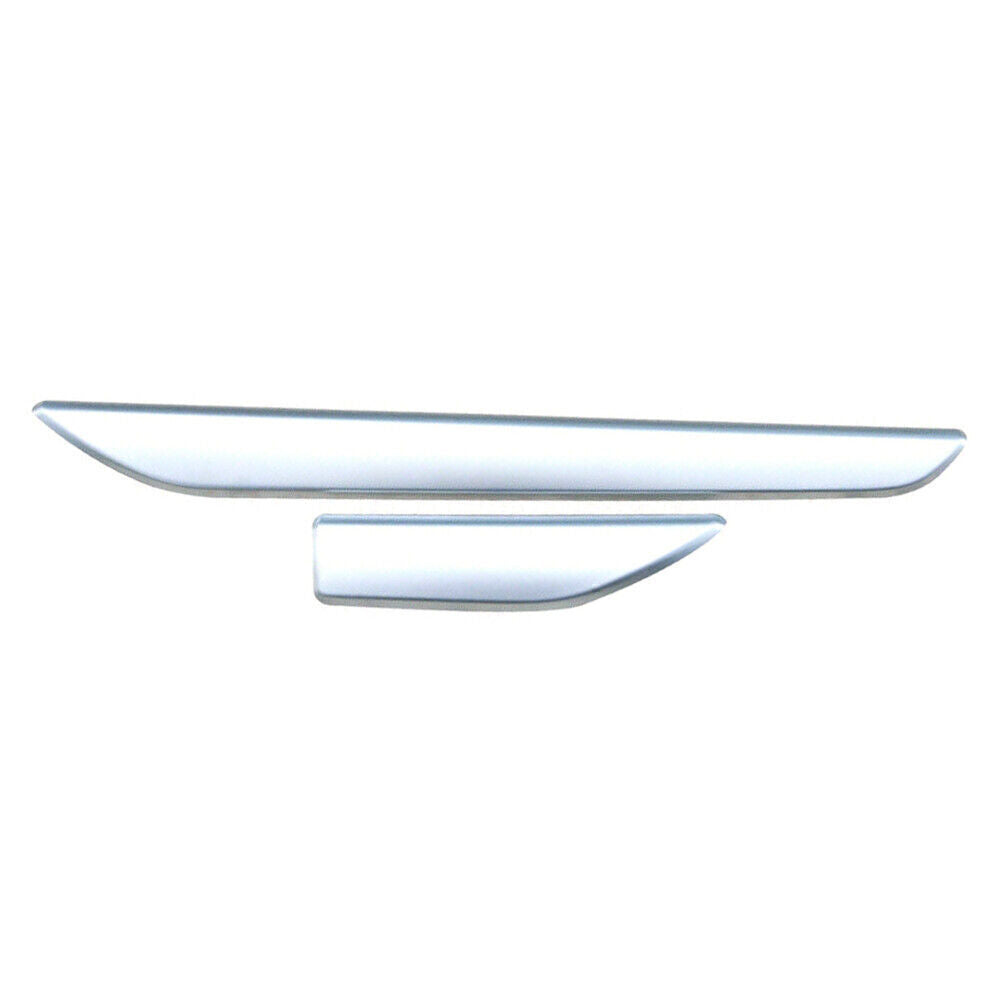 for Subaru Forester 19-2020 Matte Silver 2x Dashboard Middle Console Stripe Trim