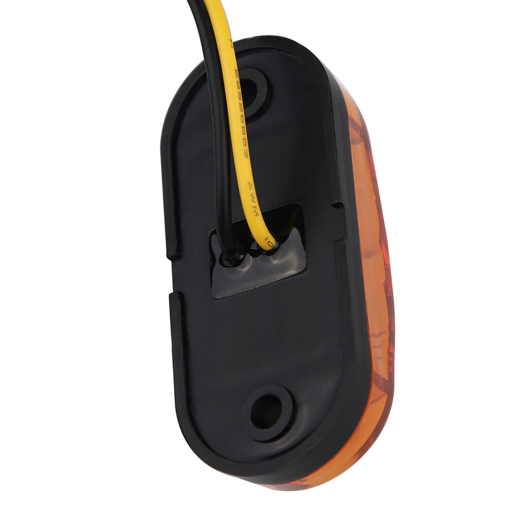 LED Side Marker Light Indicator Yellow Truck Trailer Clearance Lamp With Screws Q