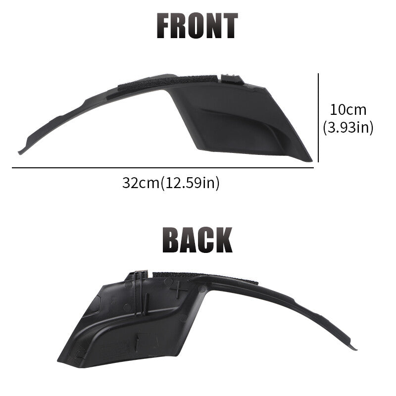 Front Windshield Wiper Side Cowl Extension Cover Trim Fits 2011-20 for Toyota for Sienna