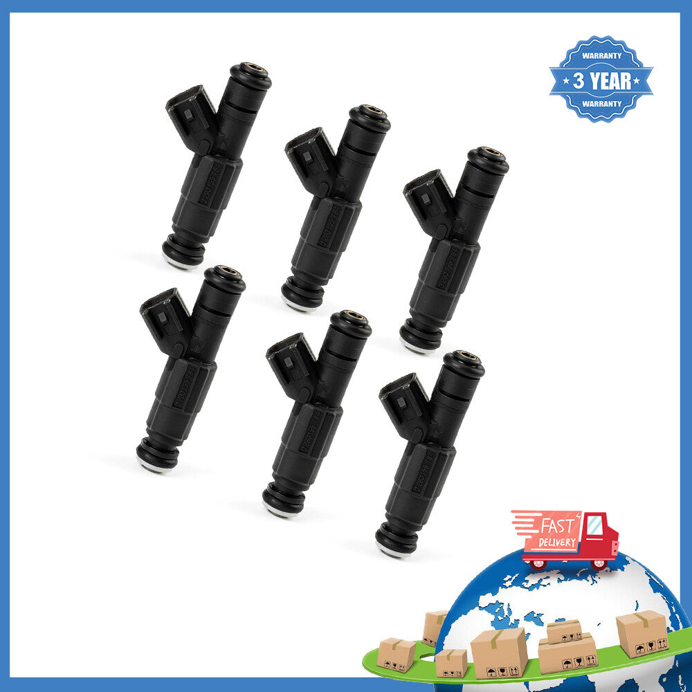 6x Fuel Injectors for Jeep Grand Cherokee WJ 1999-2004 4.0L 4-Hole 0280155923