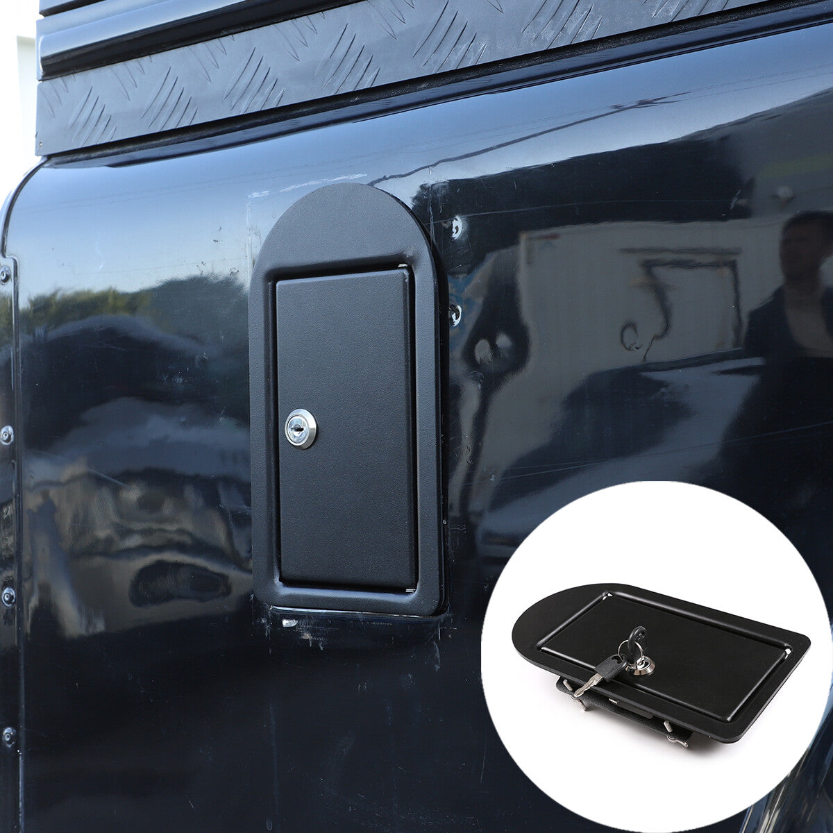 Silver Fender Side Vent Covers for Range Rover Evoque 2012 - 2018 US- v