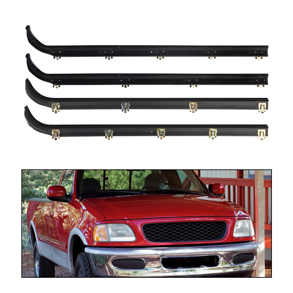4¡ÁDoor Window Belt Weatherstrip Molding Sweep Felt Trim Seal for Ford F150 F250