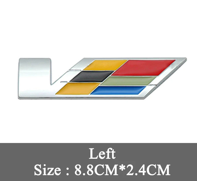 2 Pcs Pack White Car Body Sticker Badge for Alfa Romeo Giulia Car Accessories - v