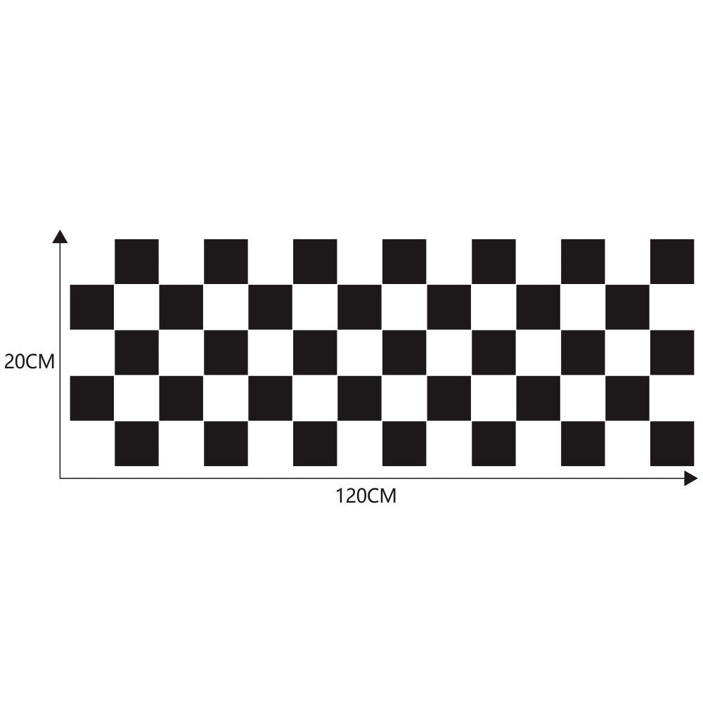 Black Vinyl Stripe Decal Graphic Sticker For Body Hood Car Truck Accessories