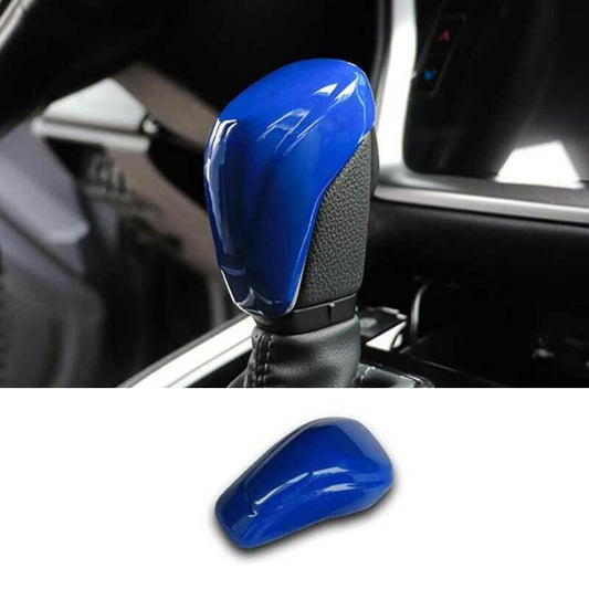 for Subaru Outback 2015-2022 Paint Blue Gear Shift Knob Shifter Lever Trim 1PCS