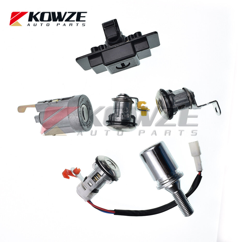 Lock Cylinder Key Set for Mitsubishi Pajero Montero 2nd 1990-2004