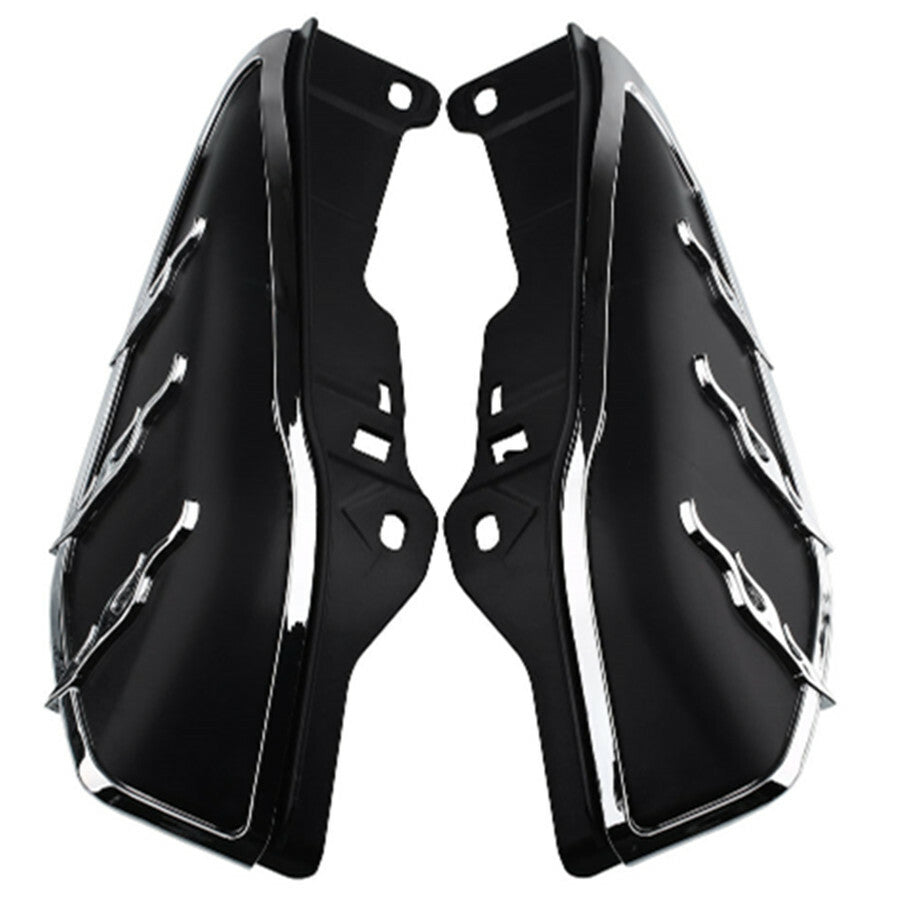 Black Mid-Frame Air Heat Deflectors Fit for Harley Touring Electra Street Glide Q