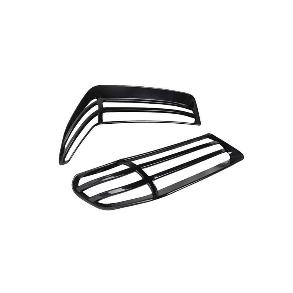 Black Front Wheel Eyebrow Lamp Cover Trim fit for Jeep for Wrangler JL JLU JT 2018-2022