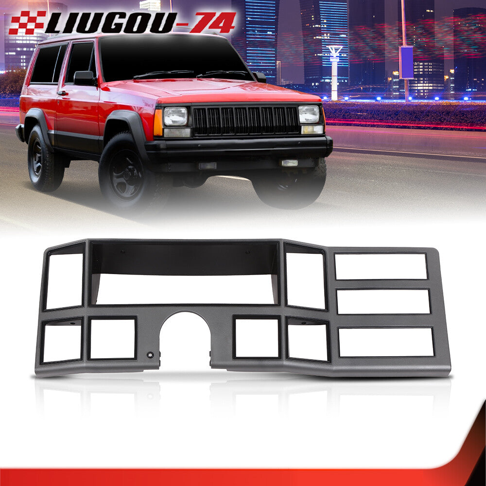 Instrument Panel Bezel Insert Trim Steering Radio fit for 84-96 for Jeep Cherokee XJ- v