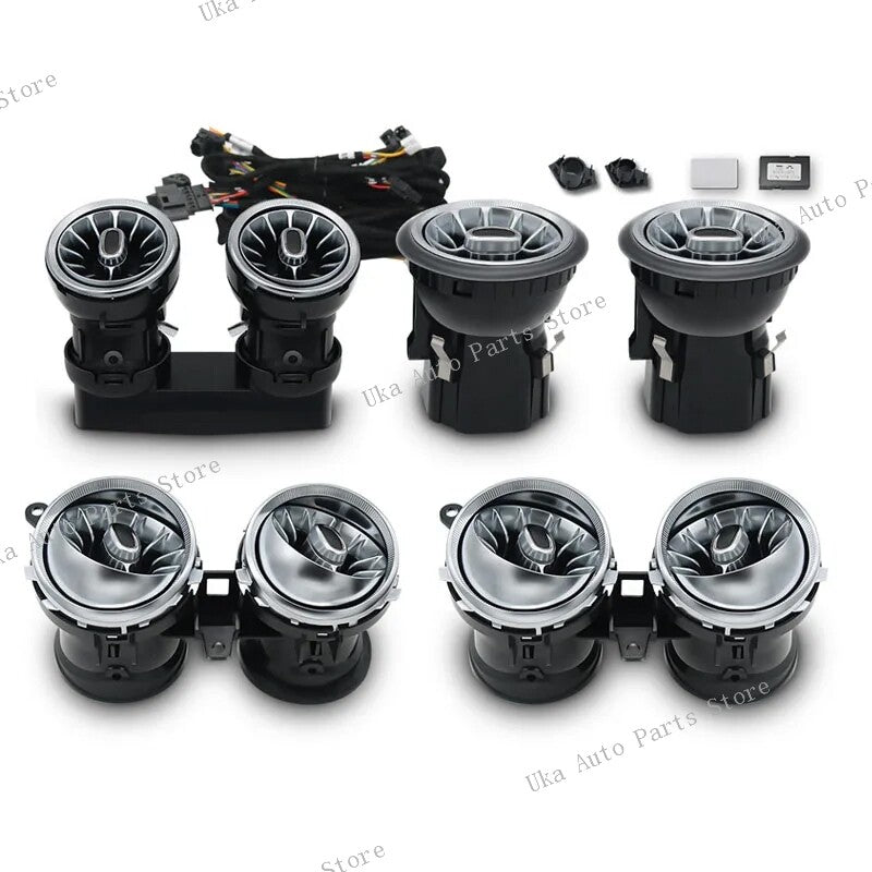 8PCS Ambient Light Air Condition Vent for Mercedes-Benz E Class W213 E300 E260
