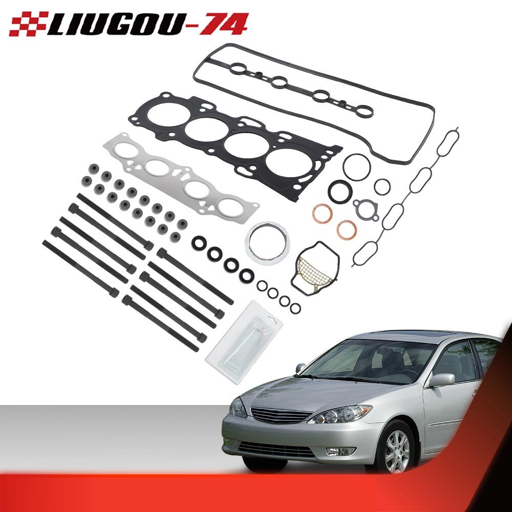HEAD GASKET SET BOLT FIT for 2001 - 2006 for Camry Solara for Scion 24L MLS NEW- v