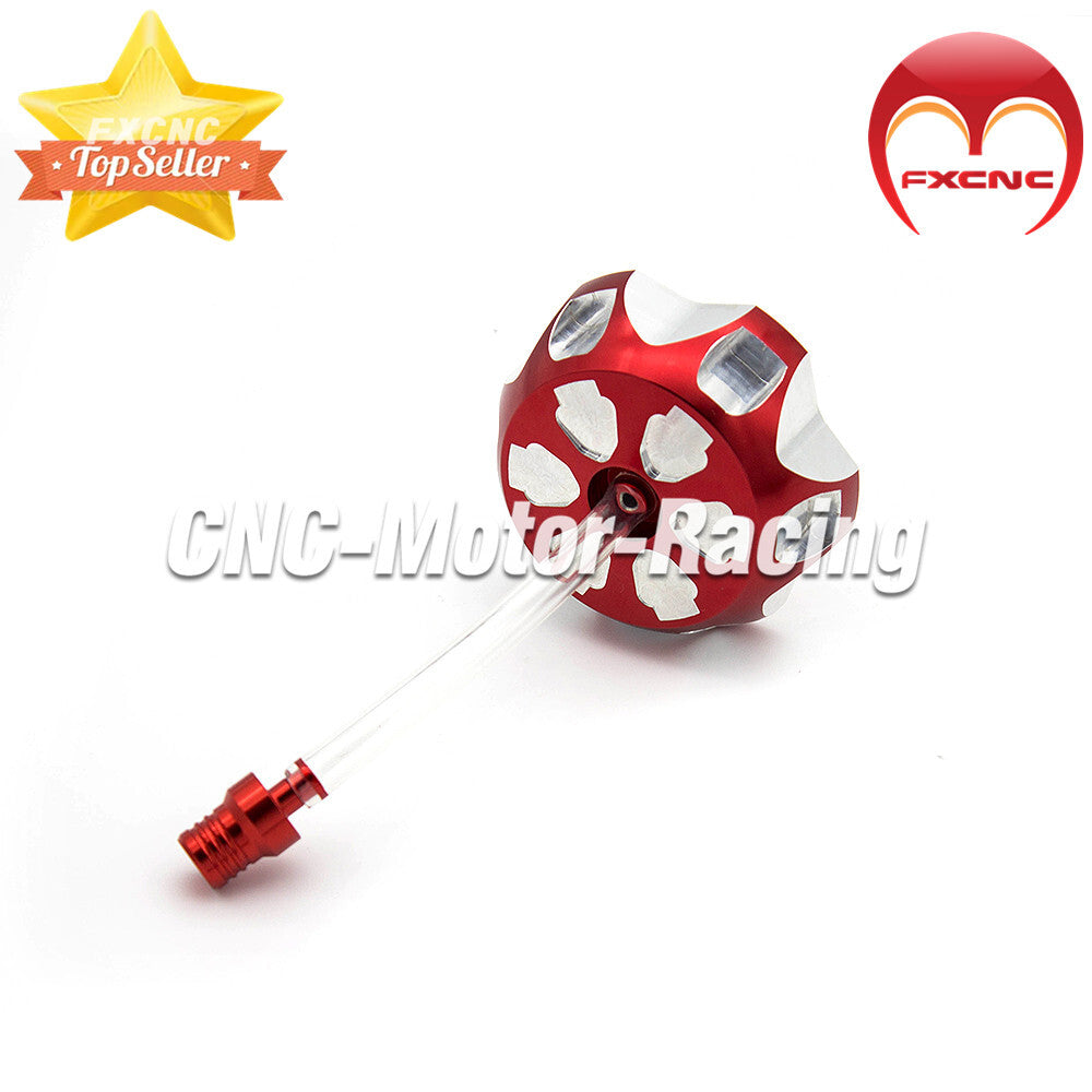 CNC fuel tank cover for Yamaha YFM 700R 700 (2008-2019) 18 17 Red