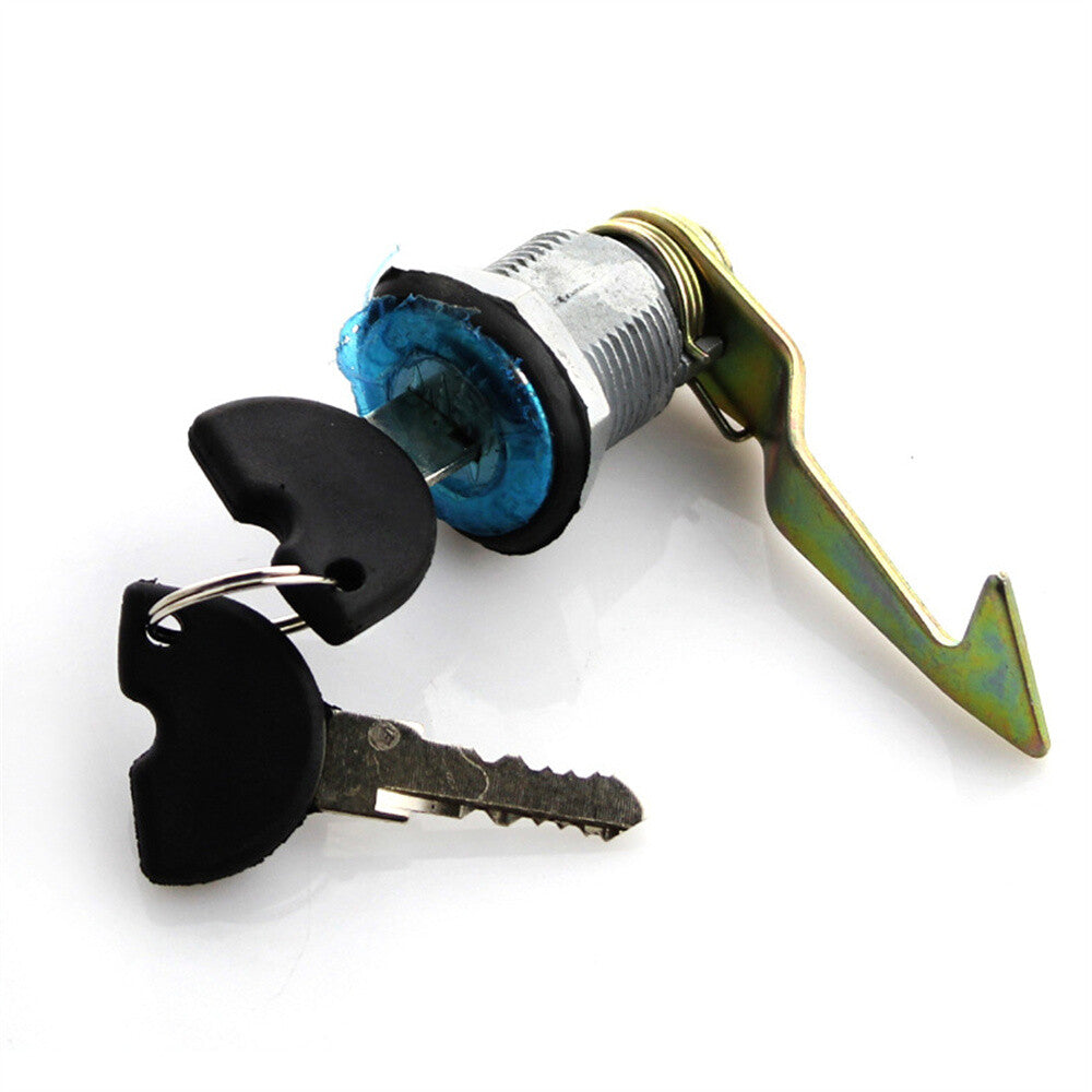 Motorcycle Tail Box Lock Rear Trunk Lock +2 Keys Refit Parts Replacement Metal Q