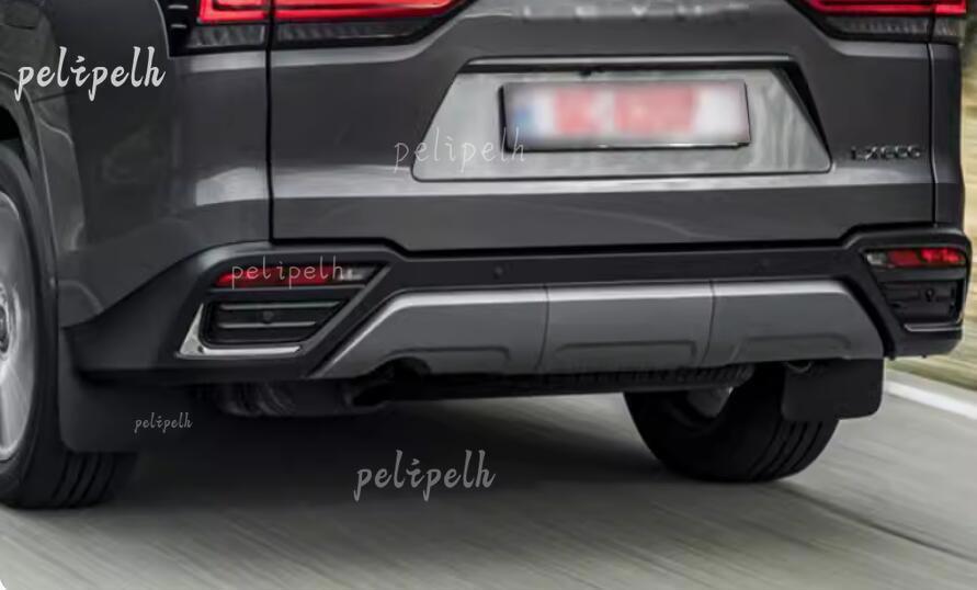 Silver Rear Bumper Trailer Cover Replace Repair For 2022-2023-2024 for Lexus LX600