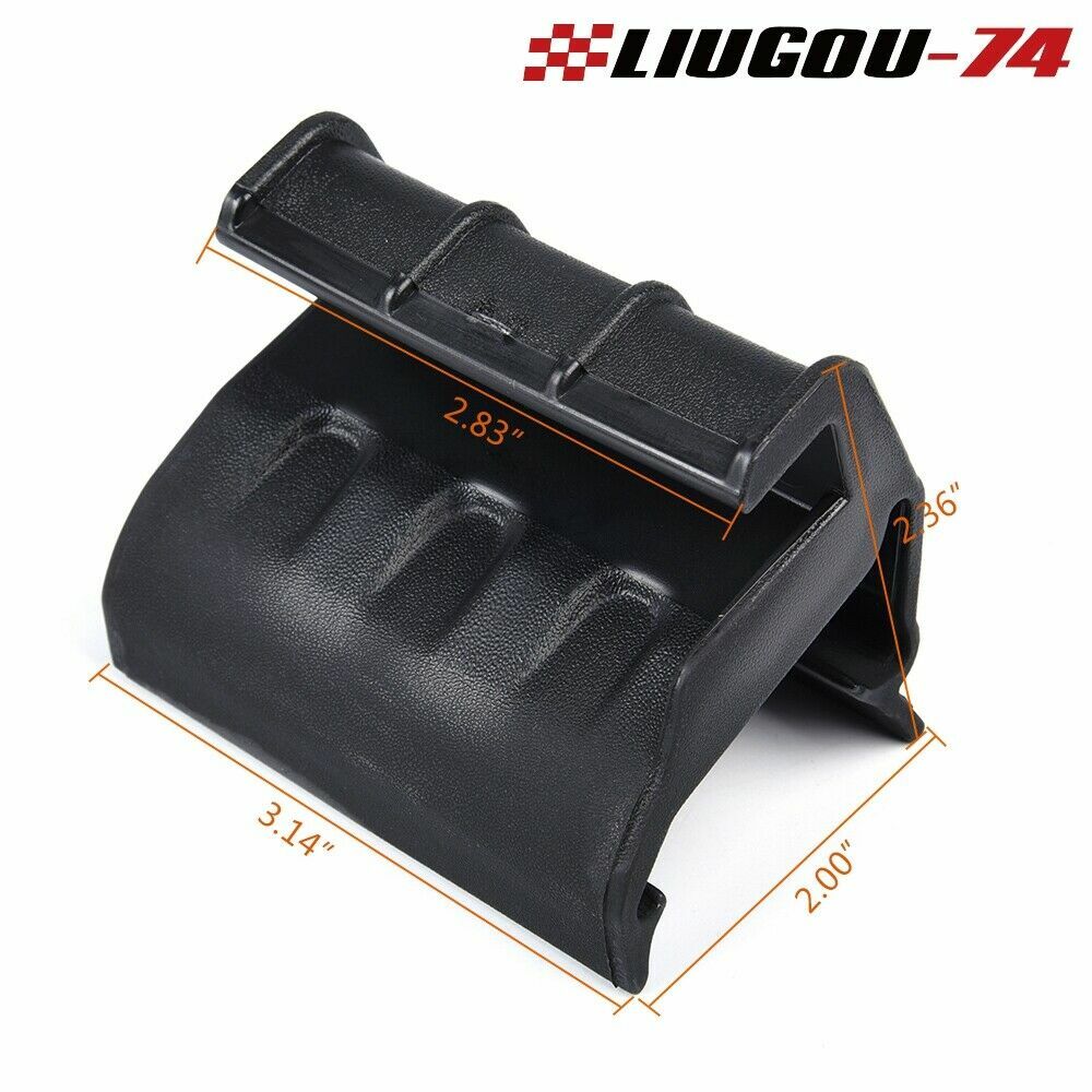 A pair of rear window soft top mounting clips fit 07-18 for Jeep for Wrangler JK Black Q
