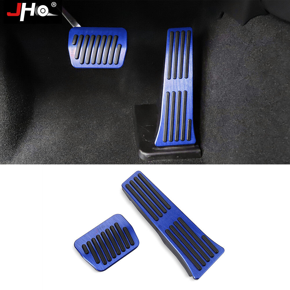 Blue Anti Slip Car Gas Brake Pedal Cover Foot Pedals Pad for Ford Explorer 2020