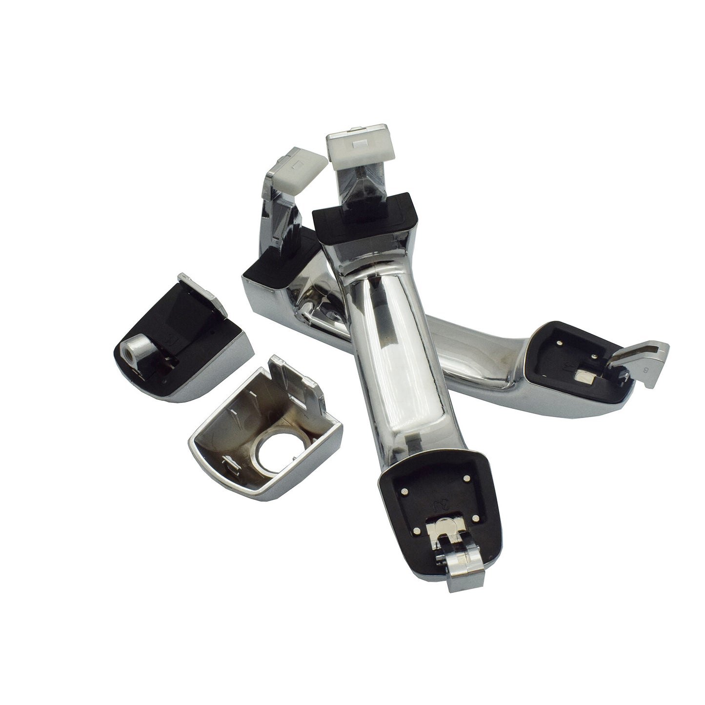 Chrome front left and right exterior door handles for Hyundai ix55 Veracruz 2007 - 2012 - n
