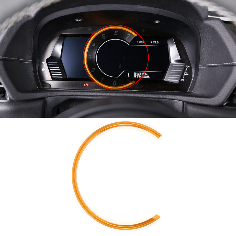 Silver Gear Center Console Trim Cover for 3 E90 E92 2005 - 2012- v