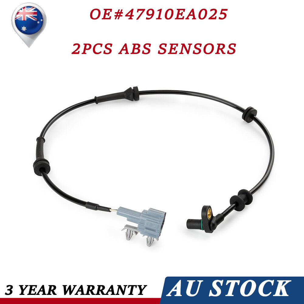 2X Left+Right for Nissan Navara D40 Pathfinder R51 2005-2014 Front ABS Sensors Q