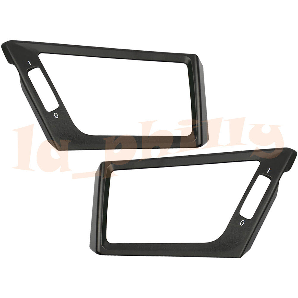 for BMW E84 X1 2010-2015 RHLH Side Matte Black A/C Air Vent Outlet Trim Frame Q