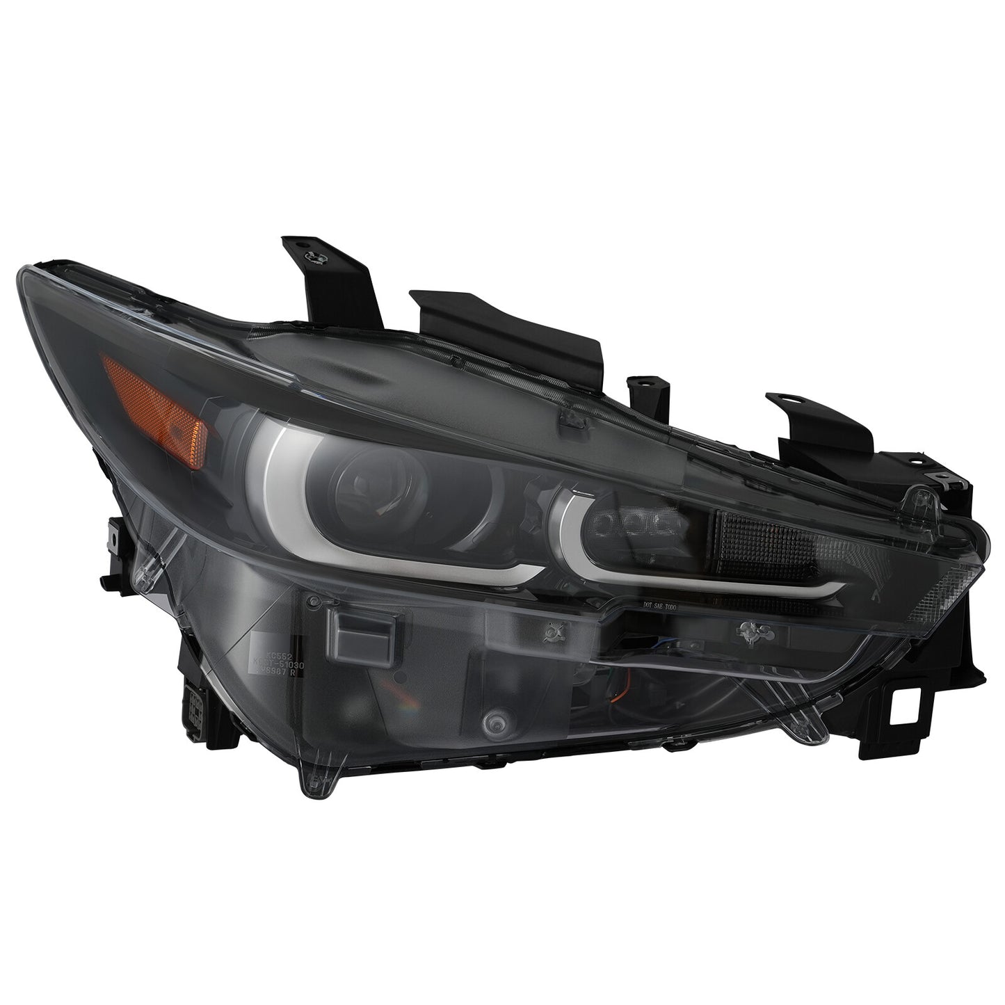 Full LED Non-AFS Headlights Headlamp Assembly Pair For 2022 2023 2024 for Mazda CX-5
