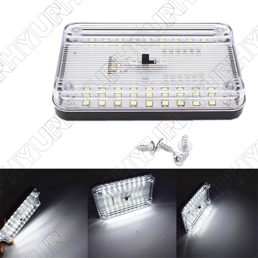 36 DC 12V Auto Vehicle Dome Roof Ceiling Interior Light Lamp White Light Q