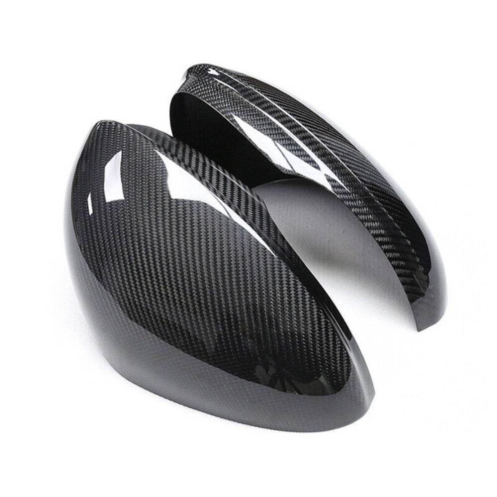 2x Carbon Fiber Style Car Side Mirror Cover Cap for Alfa Romeo for Stelvio 2017-2020 n
