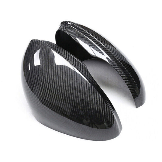 2x Carbon Fiber Style Car Side Mirror Cover Cap for Alfa Romeo for Stelvio 2017-2020 n