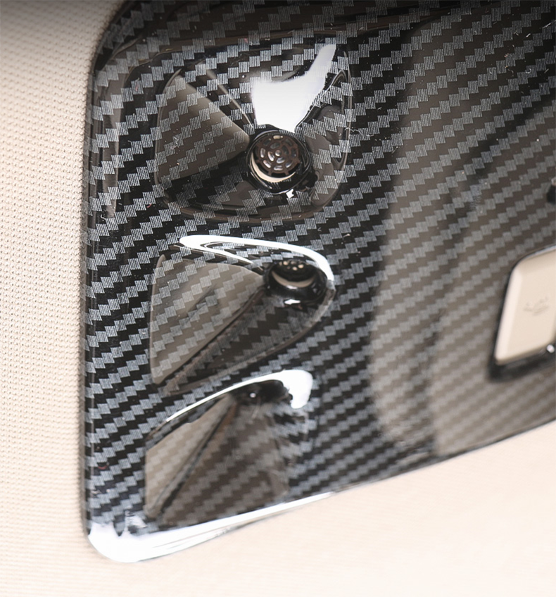 for Kia Carnival 2022-2023 Carbon Fiber The Second Row Reading Lamp Cover Trim