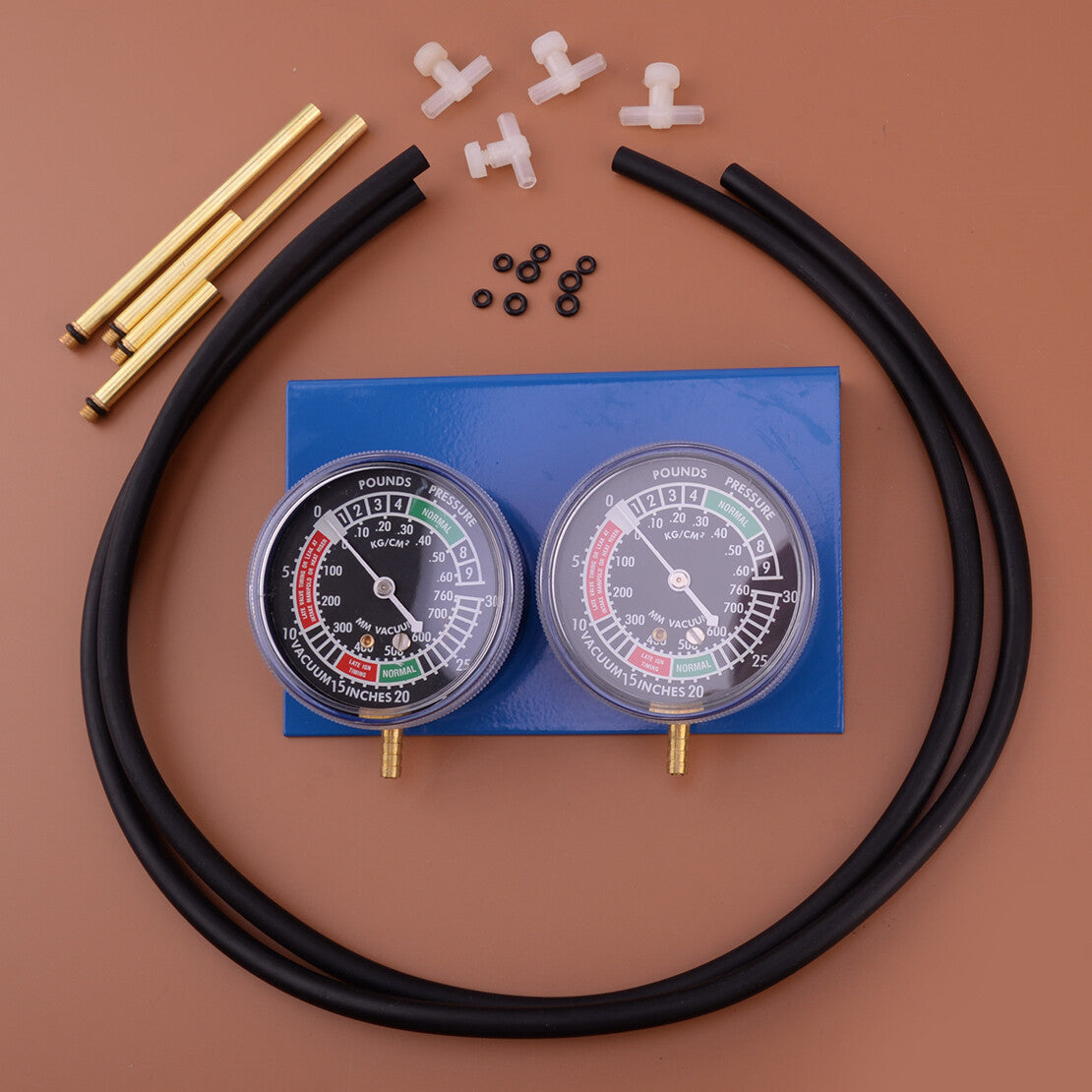 2 Cylinder Motorcycle Fuel Vacuum Carburetor Synchronizer Gauge Sync Parts New Q