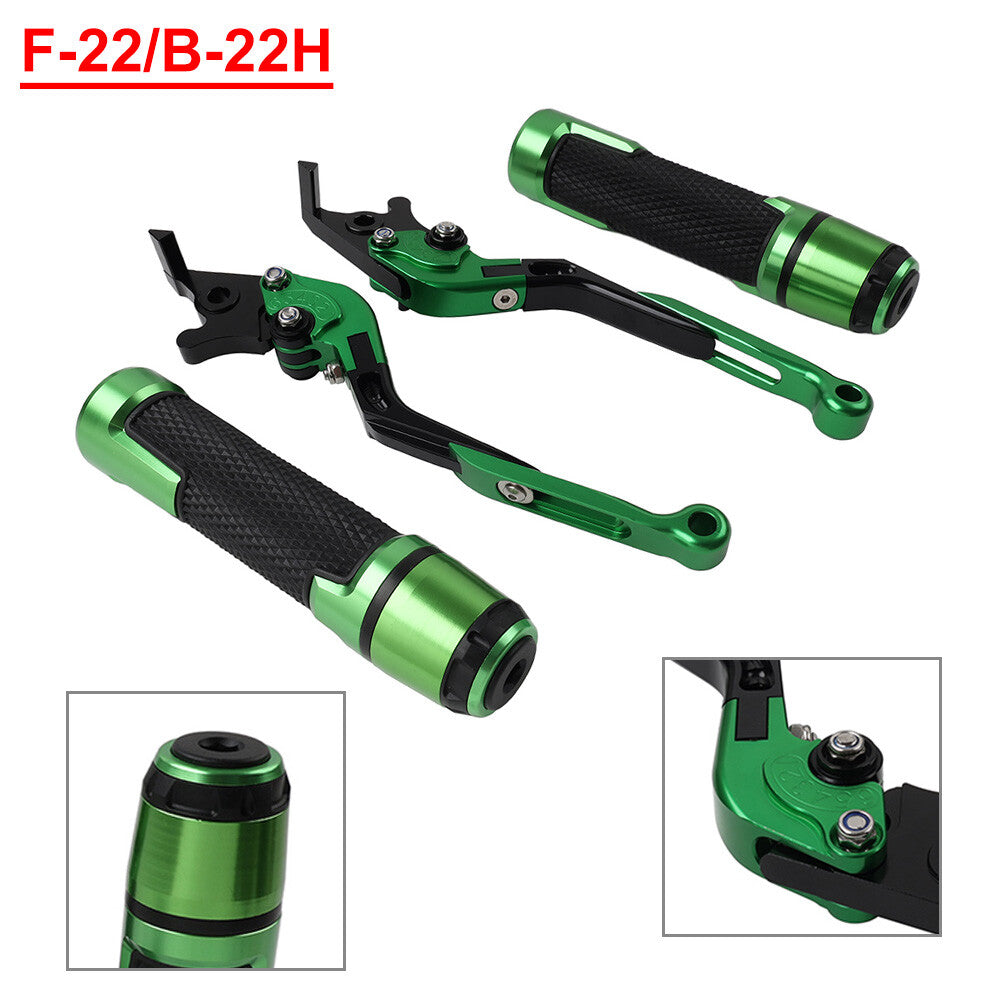 Folding Extendable Brake Clutch Levers Handlebar Grip Kit for BMW S1000R S1000RR