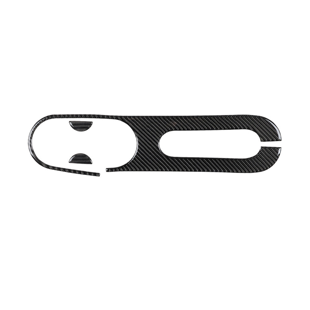 3Pcs Carbon Fiber Gear Shift Panel Cover Trim for Suzuki Grand Vitara 2006-2013 v