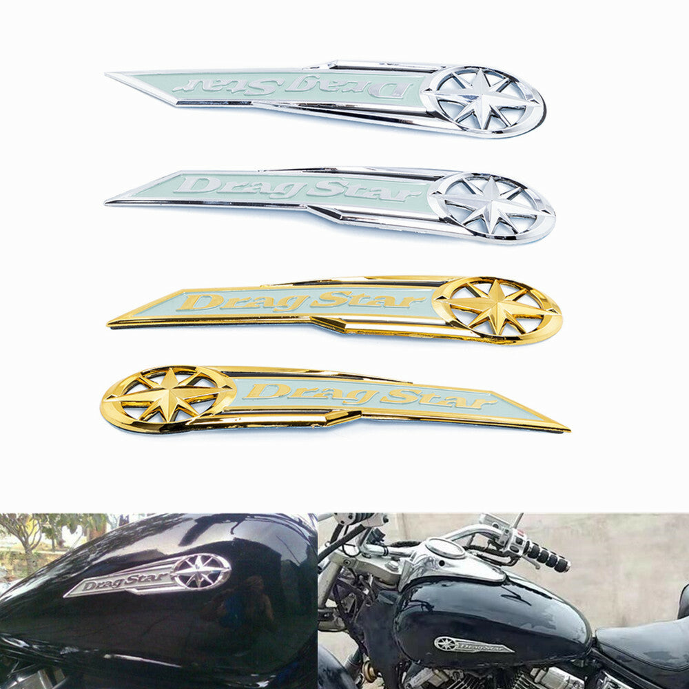 Motorcycle Gas Tank Emblem Sticker Badge Decal for Yamaha Dragstar XV V Star XVS Q