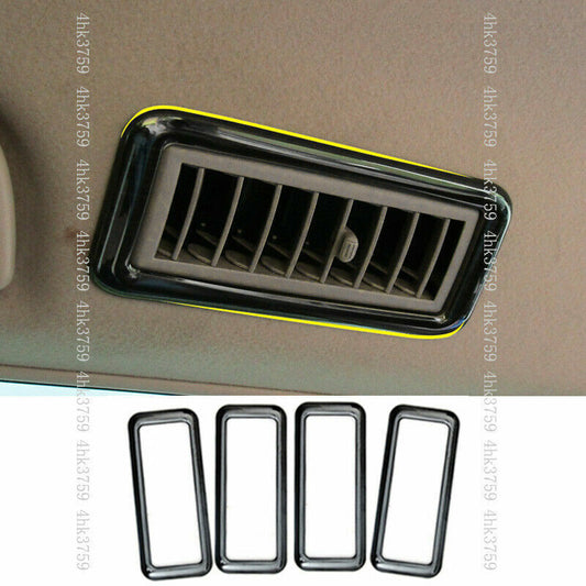 4X for Honda Ridgeline 2017-2022 Front Grille LED Light Style Grill Cover v