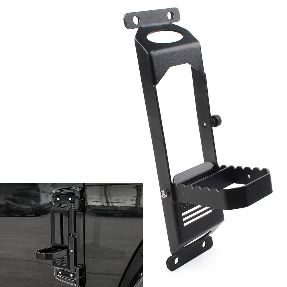Door Hinged Step Pedals Foot Pegs for Jeep for Wrangler JK JL