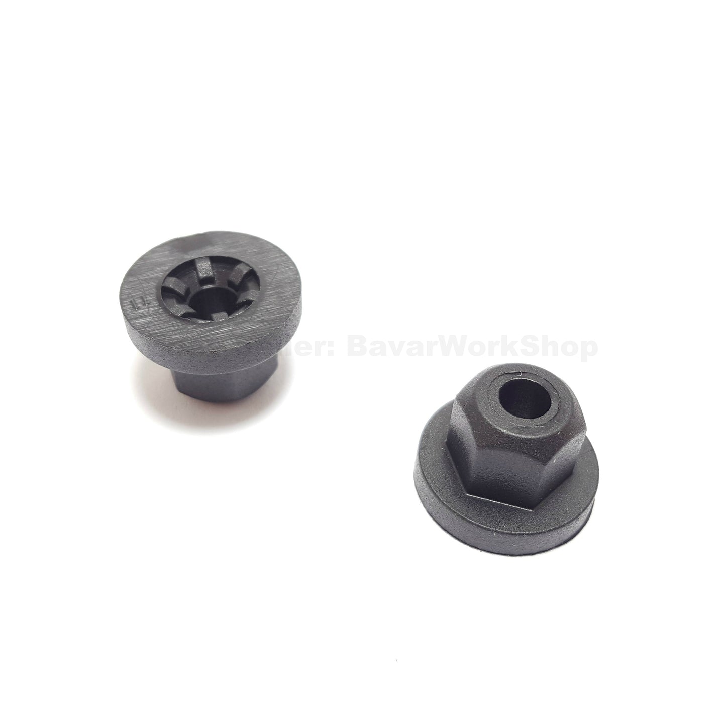 20-pack of non-threaded external and internal plastic nuts compatible with for BMW , for MERCEDES , for VW , VAG