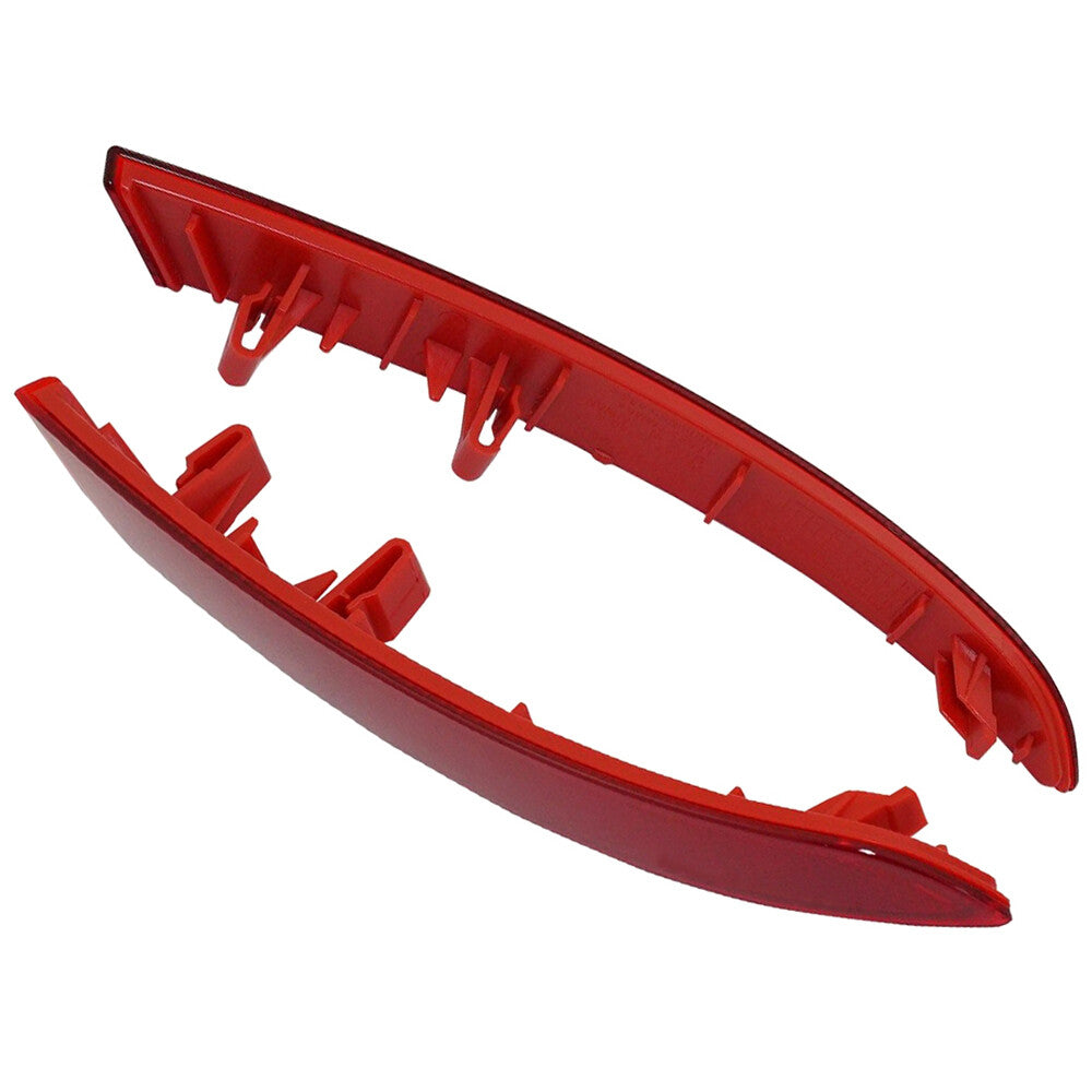 Pair Rear Bumper Reflectors for 2018-2021 for BMW X3 63147419927 63147419928 Red Q