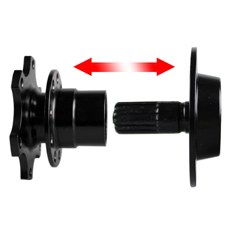 BK Universal Car Steering Wheel Quick Release Hub Adapter Snap off Boss Kit