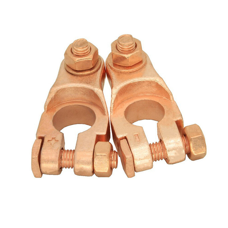 2PCS Car Truck Heavy Duty Angle Battery Top Post Cable Terminal Wire Terminal v