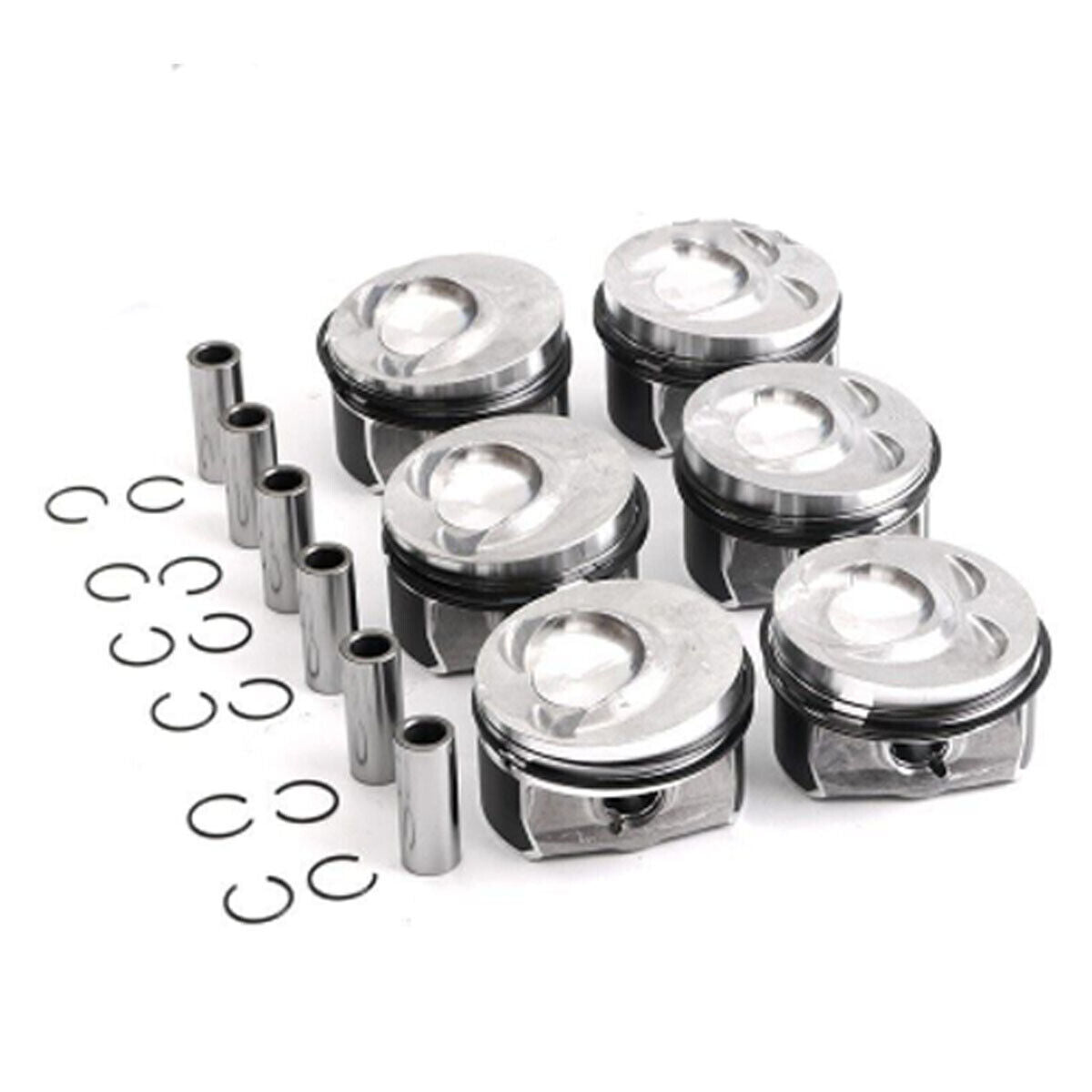 6PCS Engine Pistons Rings Kit for Porsche for Cayenne for VW for Passat for Audi Q7 VR6 3.6L FSI