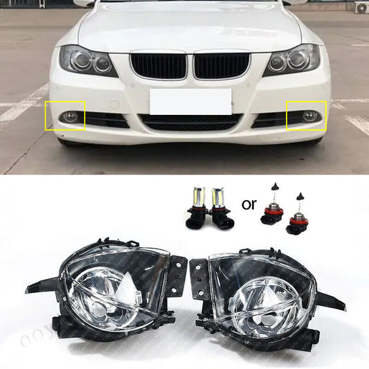 One set of LED front bumper lights and fog lights suitable for 2006-2008 for BMW E90 325i 328i 330i 335i.
