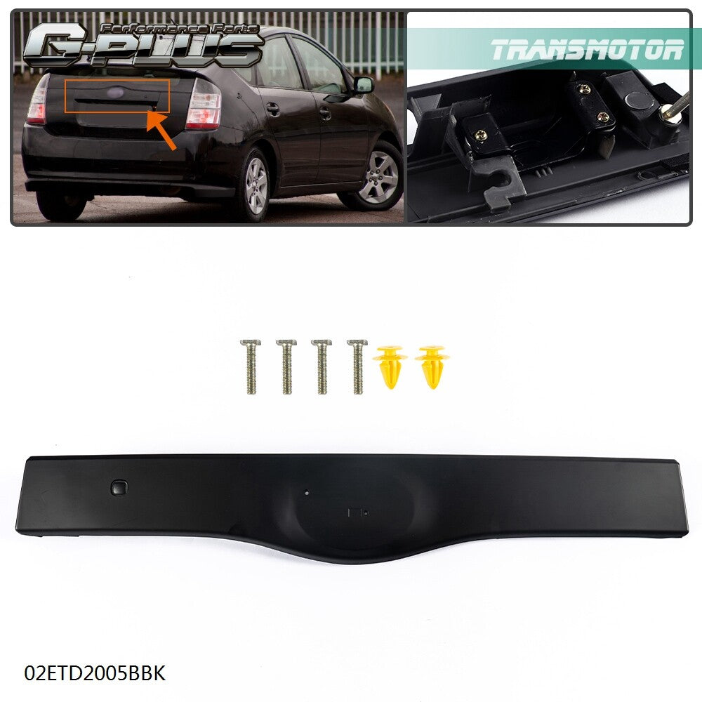 Fits 2004 - 2009 for Prius Liftgate Tailgate Handle Sleek Black Exterior - v
