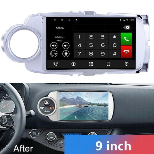 9 Android 10.0 Car Radio GPS Multimedia Player for Toyota Yaris/Vitz 2012-2017