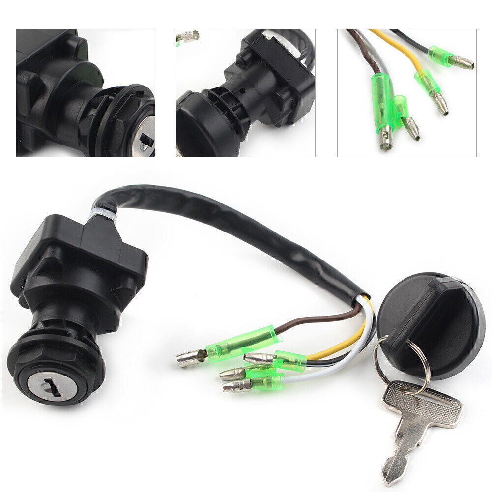 Ignition Key Switch for Kawasaki Bayou 220 KLF220 1988-1995 27005-1131 Motor Q