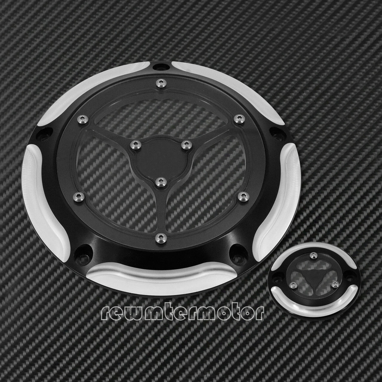 Clarity Derby Cover Timing Timer Cover Fit for Harley Touring FLH/T 16-18 Chrome Q