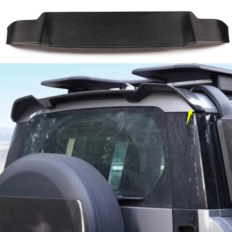 Spoiler Wing Flap 1PCS Rear Trunk Carbon Fiber for Land Rover for Defender 2020-2023