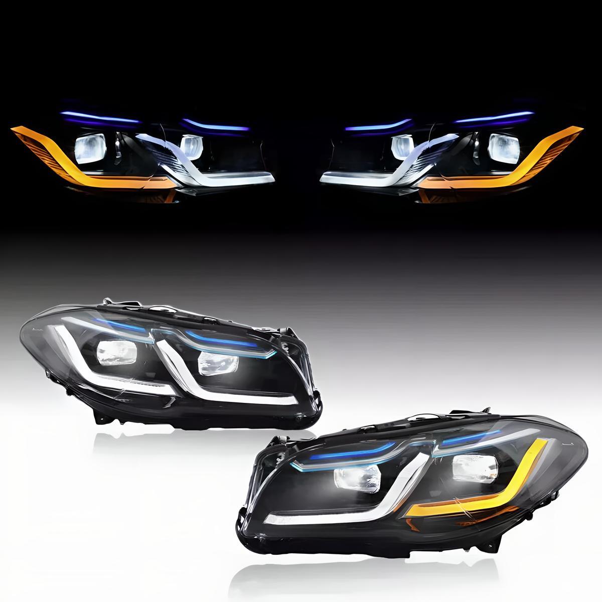 12V LED Headlights Assembly for BMW 5 Series F10 F11 Xenon 528i 535i 2010-2013