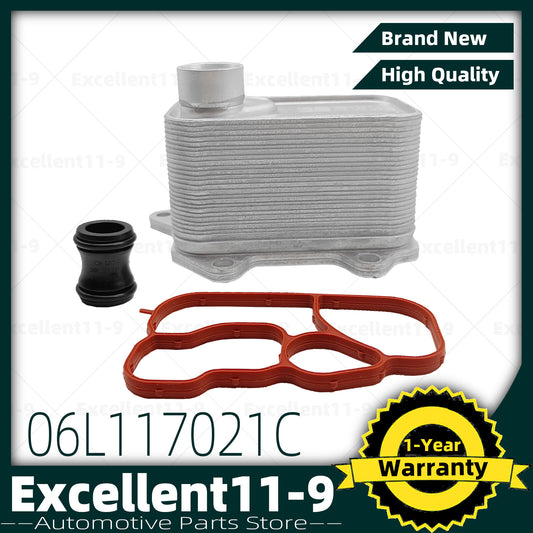 Engine oil cooler 06L117021C is suitable for Golf , Beetle, for Audi A5, A6, Q3, Q5, Q7, Q8 1.8T/2.0T engines. n